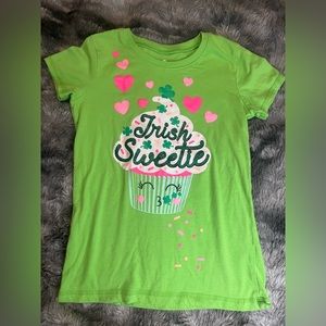 Girls “Irish sweetie” short sleeve shirt ~ size medium 7/8